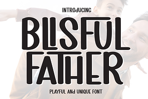 Blisful Father Script Font