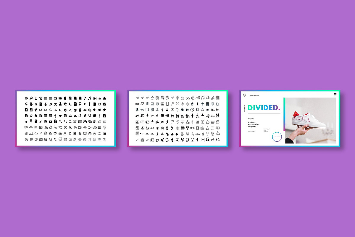 Divided - Business Google Slide, a Presentation Template by Dens Creative Studio (Photo 6 of 6)