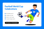 Bundle of Football World Cup, a Sport Illustration by Creative Stall (Thumbnail 1 of 11)