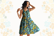 Summer Elegant Floral Pattern, a Pattern Graphic by StudioGlouna (Thumbnail 2 of 7)