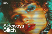 Sideways Glitch Photo Effect, a Layer Style Add-On by DesignerCandies (Thumbnail 1 of 7)