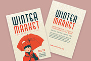 Winter Market Poster & Social Media, a Print Template by McLittle Stock (Thumbnail 2 of 3)