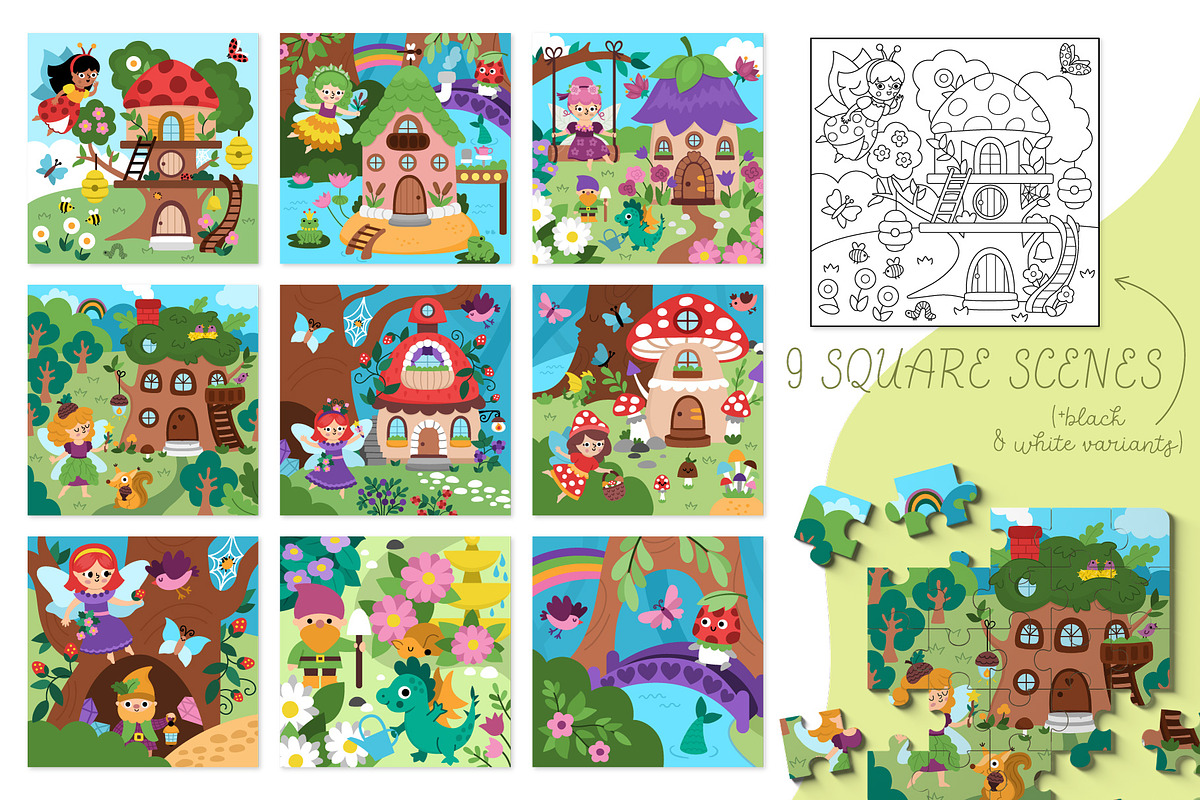 Fairyland clipart, patterns, designs, an Object Graphic by Lexi Claus (Photo 3 of 9)