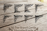 50 Tree Branch Corner Silhouette, a Decorative Illustration by Amazin_art (Thumbnail 1 of 25)