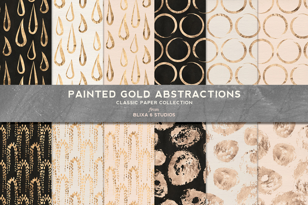 168 Marbleized Gold Patterns Bundle, a Pattern Graphic by Blixa 6 Studios (Photo 15 of 15)