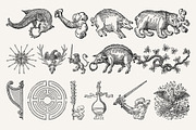 Procreate Occult Emblems Stamps, a Brush Add-On by Century Library (Thumbnail 7 of 10)