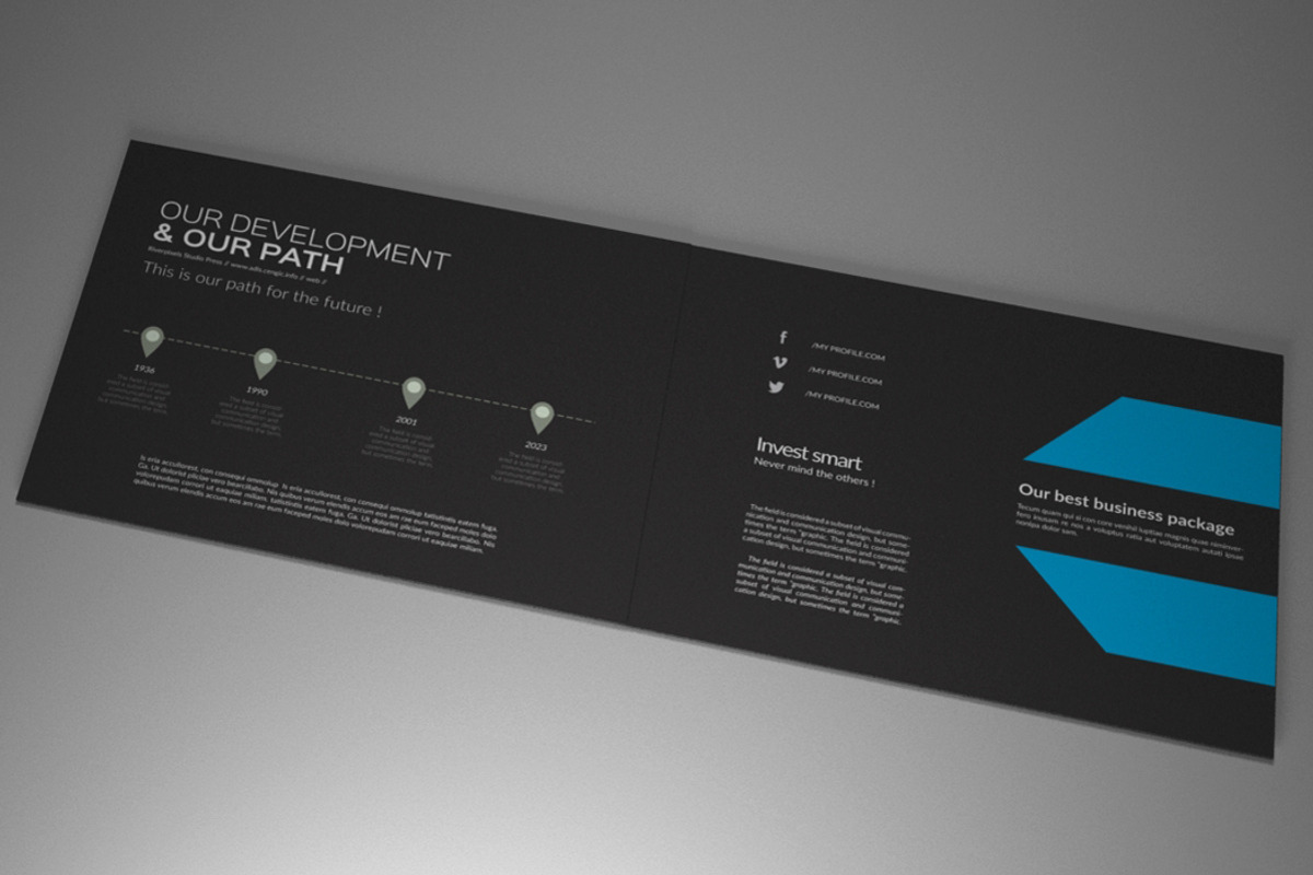 Indesign Brochure Landscape Vol 01, a Brochure Template by RudanStudio (Photo 3 of 9)