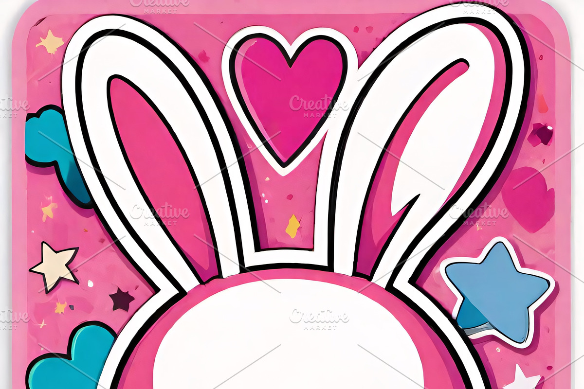 Cyberpunk Rabbit Stickers PNG & JPG, an Object Graphic by ETARA by Mea Hau (Photo 10 of 14)