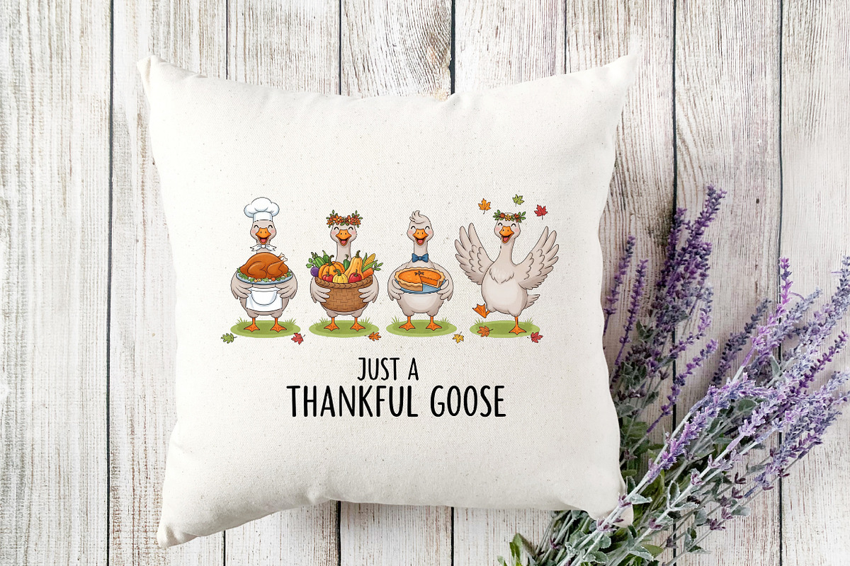 Just a Thankful Goose Happy PNG, a Graphic by Designking (Photo 2 of 4)