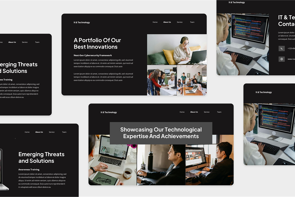 IT & Technology Google Slide, a Presentation Template by Annora Studio (Photo 5 of 5)