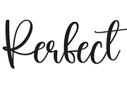 Perfect | Script Font, a Script Font by Scratchones (Thumbnail 1 of 8)