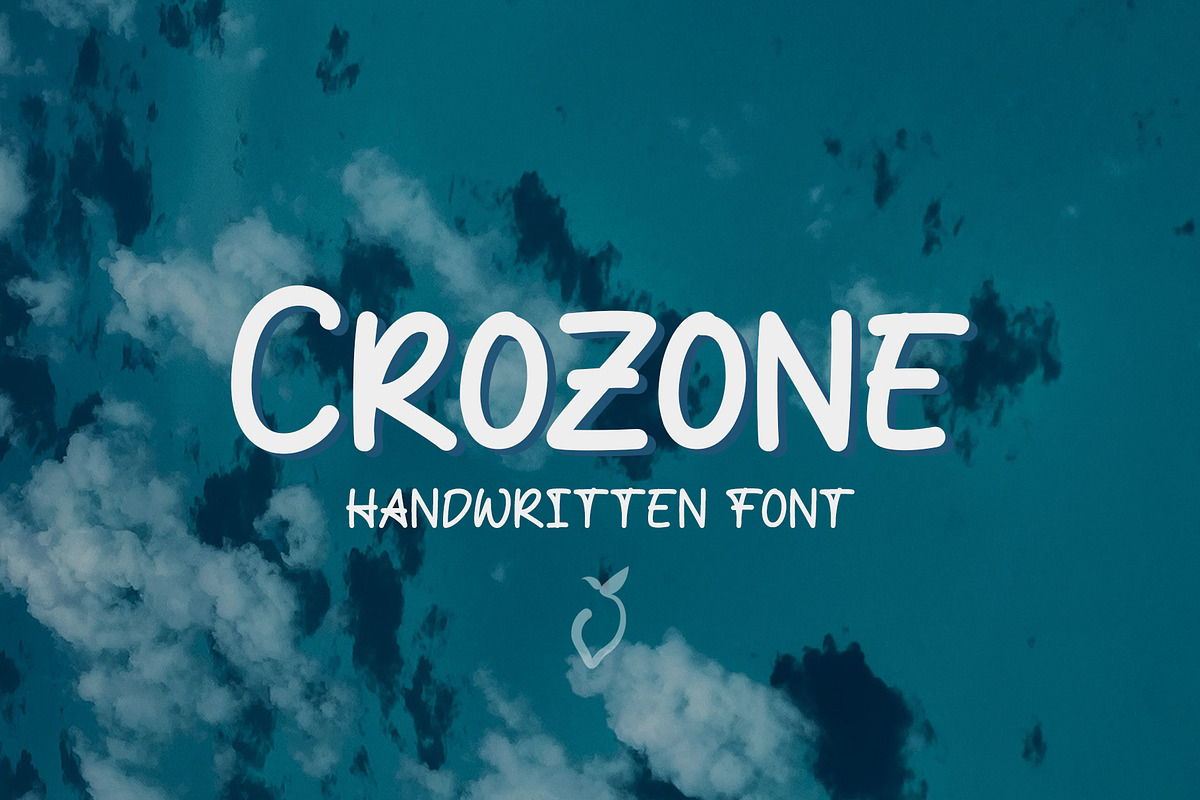 Crozone | Handwritten Font, a Handwritten Font by Lemonthe (Photo 1 of 5)