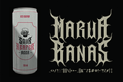 Banas, a Blackletter Font by Marvadesign (Thumbnail 6 of 7)