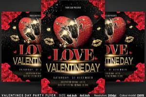 Valentines Day Party Flyer