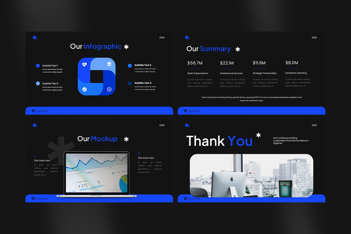 Corporate Financial Report SlideDeck, a Presentation Template by Eklip Studio (Photo 5 of 6)