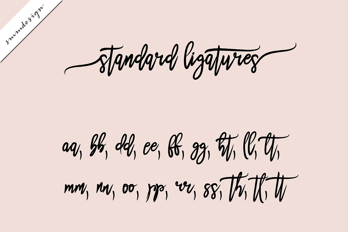 Anetta Handwritten Script Font preview 3