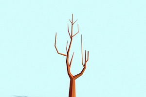 Beautiful Low Poly Tree