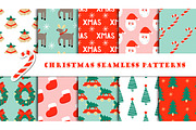 Winter and Christmas Seamless Patter, a Pattern Graphic by fancykeith (Thumbnail 1 of 4)