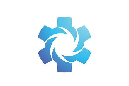 Gear Logo  icon design template, a Graphic by T.Vooka