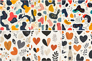 Abstract Organic Shapes Pattern, a Pattern Graphic by Black Bird Studio (Thumbnail 4 of 5)