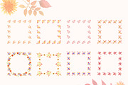 Autumn Watercolor Clipart & Patterns, a Decorative Illustration by Nadia Semyroz (Thumbnail 6 of 19)