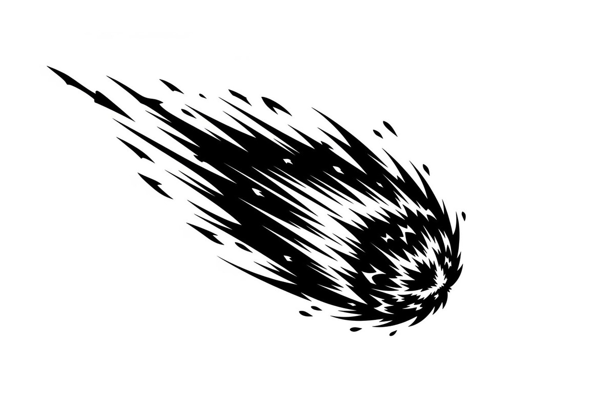 Fire Meteor Comet Silhouette Bundle, an Illustration by Designs_River (Photo 34 of 51)