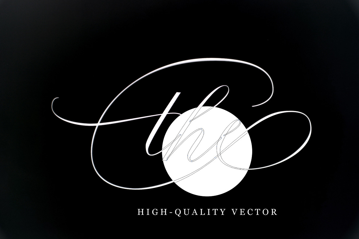 Fifty pre-made elements of THE, a Symbol Font by Blessed Print (Photo 16 of 20)