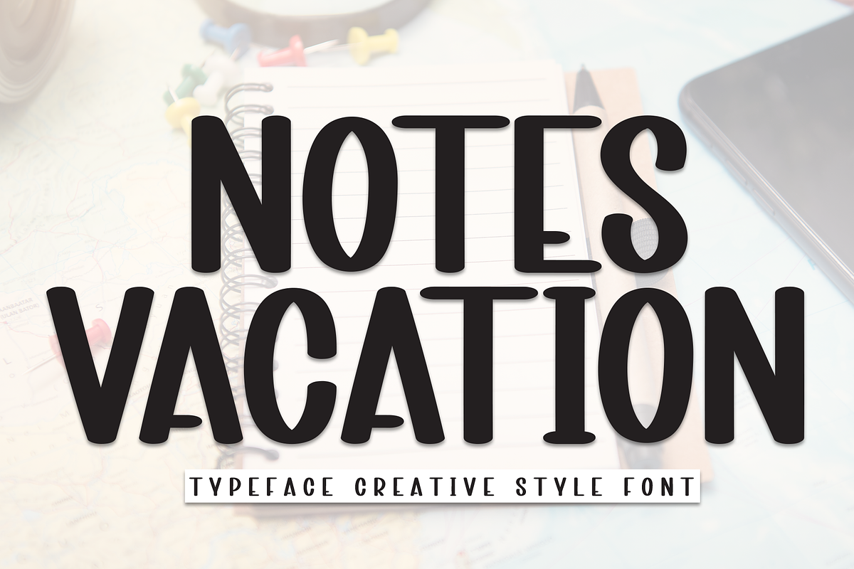Notes Vacation | Script Font, a Script Font by Scratchones (Photo 1 of 8)