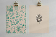 Wedding Menu Clipart Bundle, a Decorative Illustration by ClayStudio (Thumbnail 3 of 8)