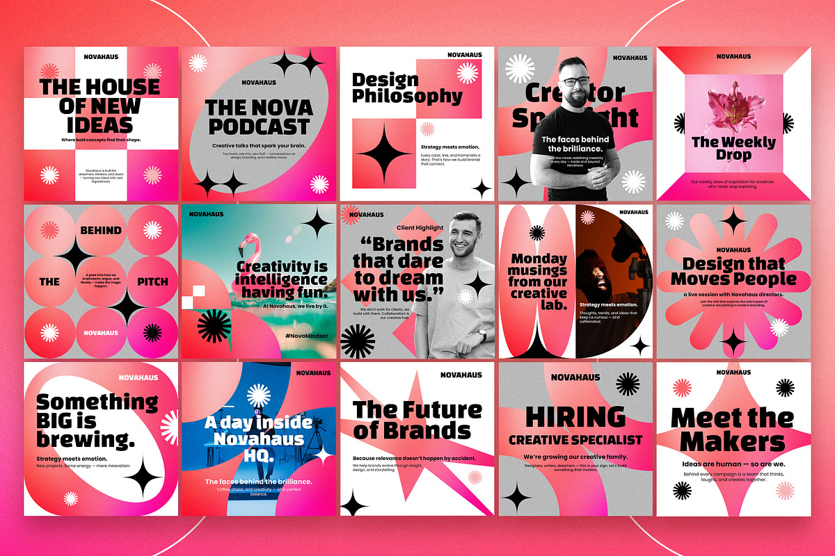 NovaHaus Instagram Template Kit, a Social Media Template by Nenjo Studio (Photo 5 of 5)