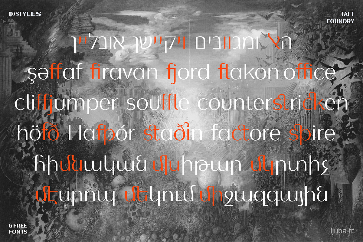TA Modern Times, a Sans Serif Font by TAFT Foundry (Photo 11 of 15)