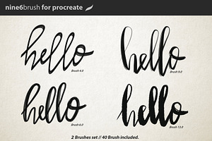 Nine6brush V.1 Procreate