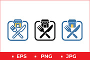 Restaurant Icon Vector Design, a Solid Icon by Artonix (Thumbnail 1 of 2)