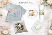 Summer Bee Watercolor Sublimation, an Illustration by Artnoy (Thumbnail 6 of 8)