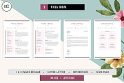 Resume Template Bundle Vol 4, a Resume Template by GResume (Thumbnail 4 of 8)