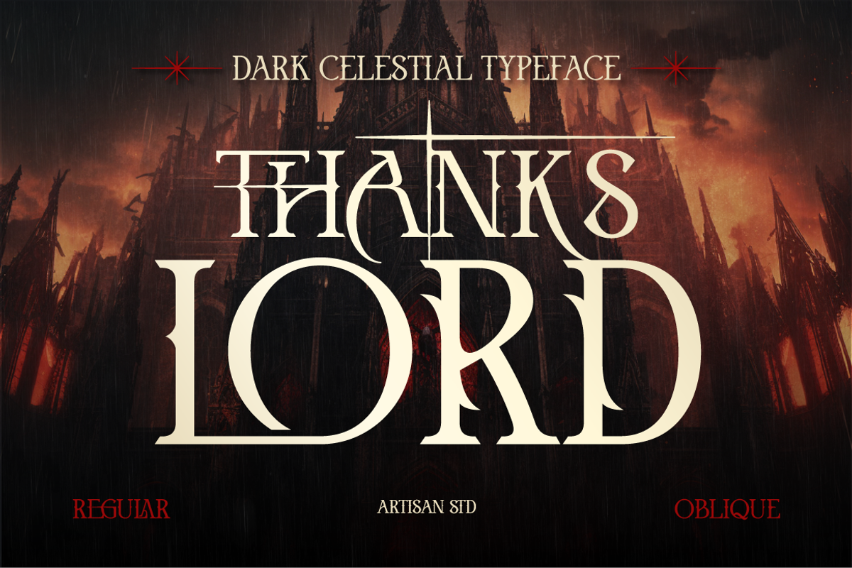 Aethrim - Dark Fantasy Serif, a Blackletter Font by Artisan Themes (Photo 12 of 12)