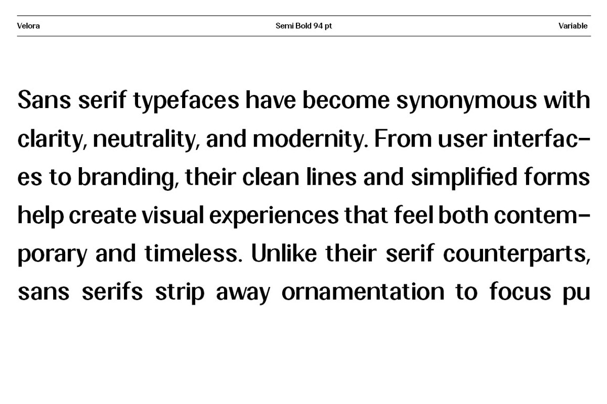 Velora, a Sans Serif Font by Typehill (Photo 4 of 12)