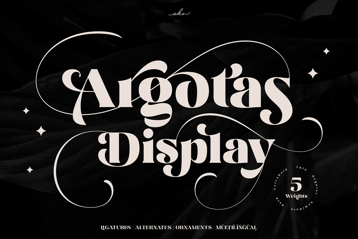 Argotas | Serif Display Font, a Serif Font by Ekahermawan (Photo 1 of 15)