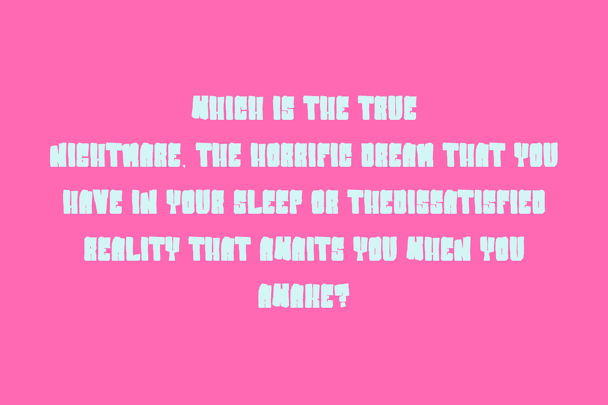 Stone Skin Horror Grunge Font, a Handwritten Font by Maulana Creative (Photo 5 of 7)