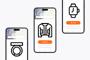 50 Fashion Icons, an Outline Icon by Side Project (Thumbnail 5 of 7)