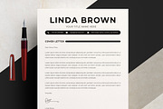 Artistic Resume Design for Designers, a Resume Template by ResumeInventor (Thumbnail 4 of 7)