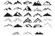 Mountain Range Set 3 Procreate Brush, a Brush Add-On by Disasterology Ink (Thumbnail 6 of 10)