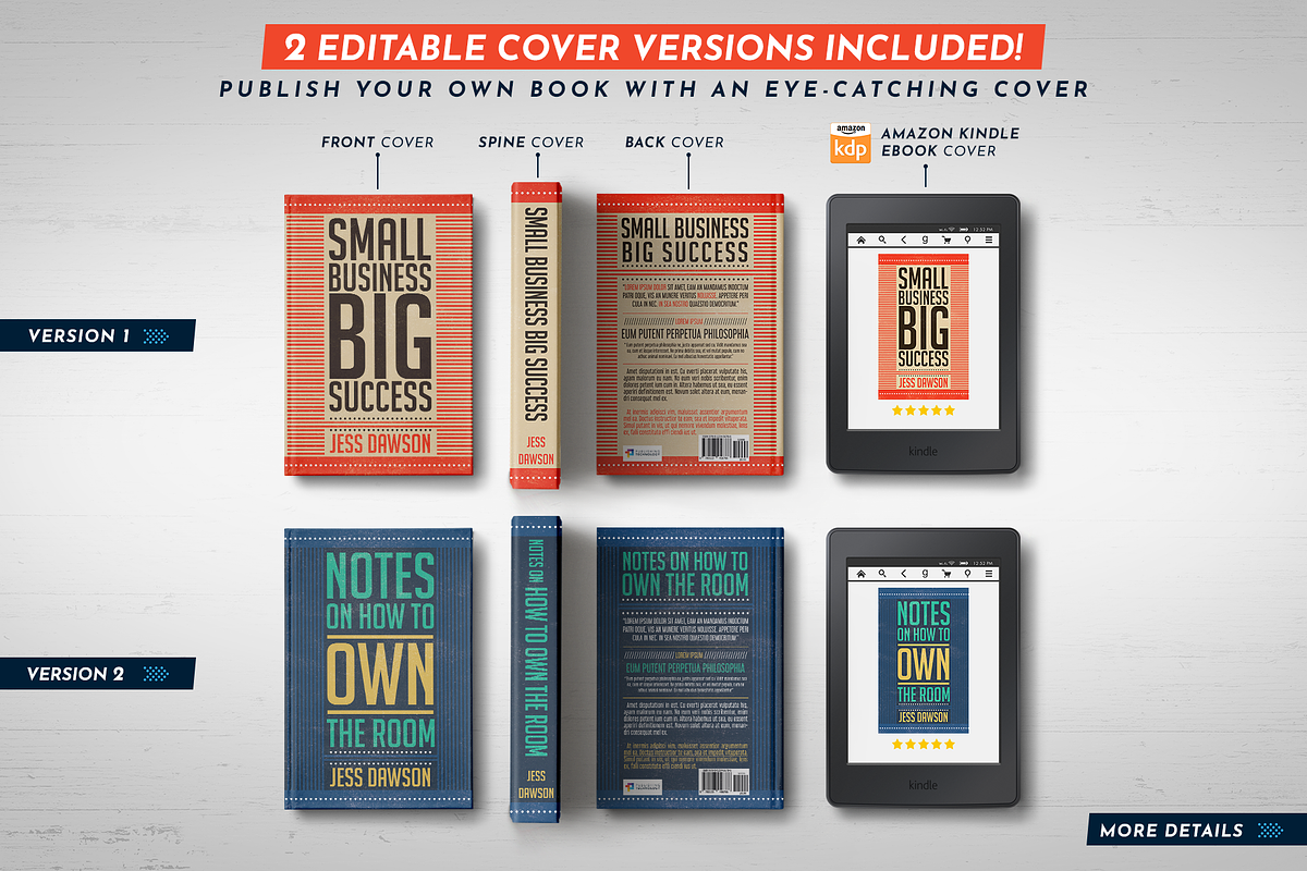 Book Cover Template 51, a Templates & Theme by Digital Goods (Photo 2 of 11)