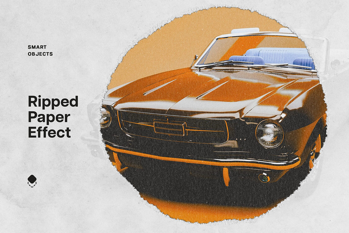 Ripped Paper Photo Effect, a Layer Style Add-On by Design Squad