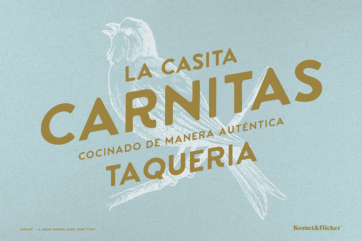 The Hand-drawn Three Font Bundle, a Font by Komet & Flicker (Photo 10 of 13)