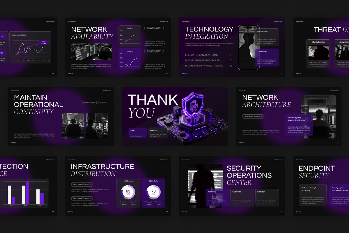 Secure Digital Infrastructure, a Presentation Template by Loin Studio (Photo 4 of 4)