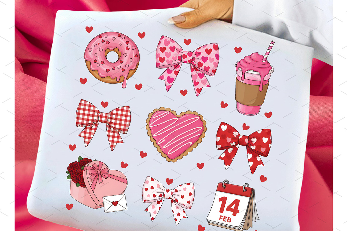 Valentine Day Png Designs, an Illustration by Libby Wishes (Photo 1 of 7)