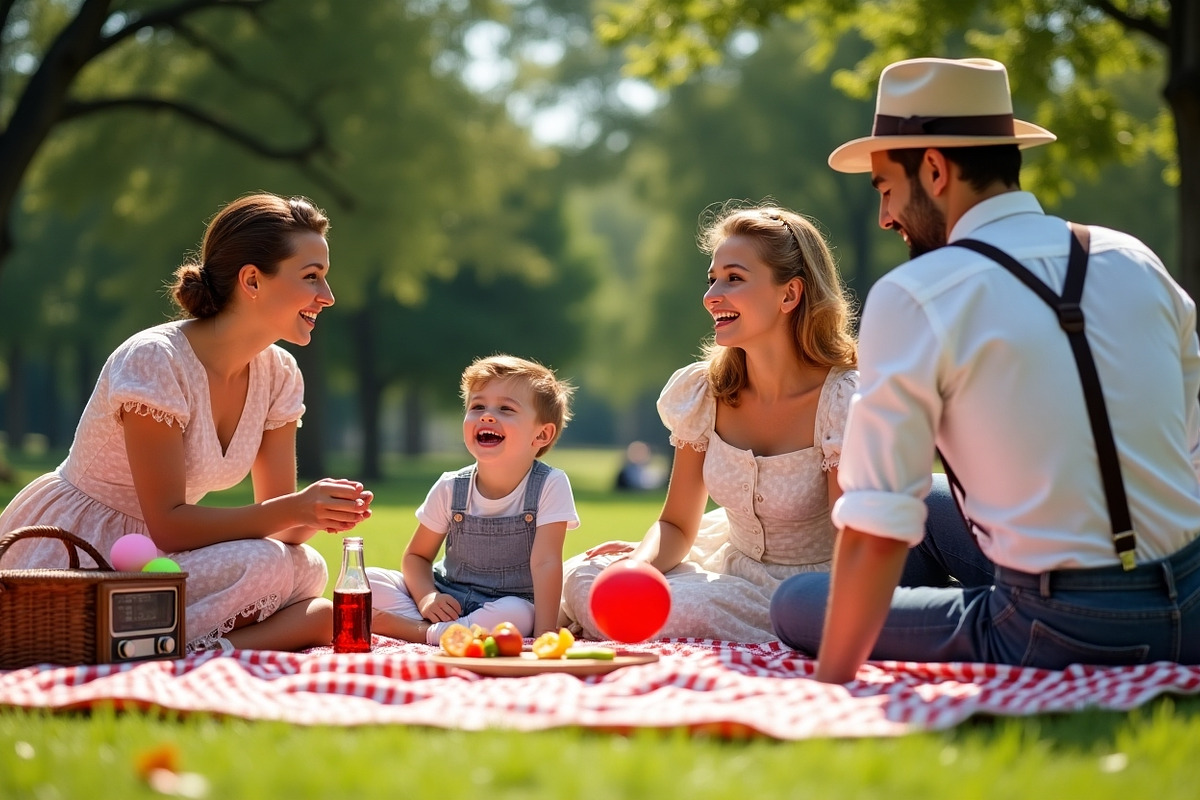 4 Vintage Picnic Photo Pack, a Person Photo by adenpinkstore (Photo 5 of 5)