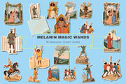 Melanin Magic Tarot Deck Clipart, a Person Illustration by Jakayla Digital Co (Thumbnail 12 of 19)