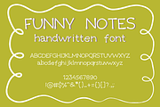 Funny Notes Font, a Sans Serif Font by Bonfloret Studio (Thumbnail 1 of 4)